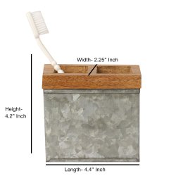 Nu Steel Tandbrsteholder Konfetti Galvaniseret Stl &amp; Tr