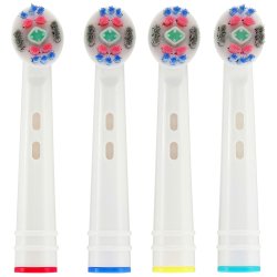 Vita rena borsthuvuden fr Oral-B 3D White kompatibel