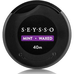Koltandtrd SEYSSO Carbon Black Waxed &amp; Mint 40 mtr.
