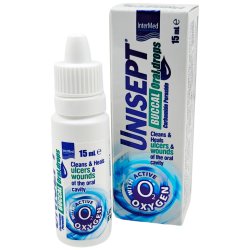 Unisept Active Oxygen Oral Drops til Mundsr 15 ml