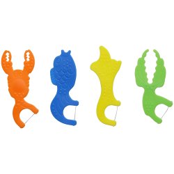 Tandtrds-bjler til brn DENTADAN Ocean Flosser 24 stk