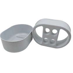 Tandbrsteholder i plast med 6 rum