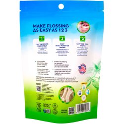 Komposterbara tandtrdsplockar RADIUS EcoClean Floss 50 st.