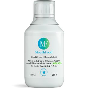 Mundskyl mod Drlig nde MOUTHFOOD 0.2 % Fluor 500 ml