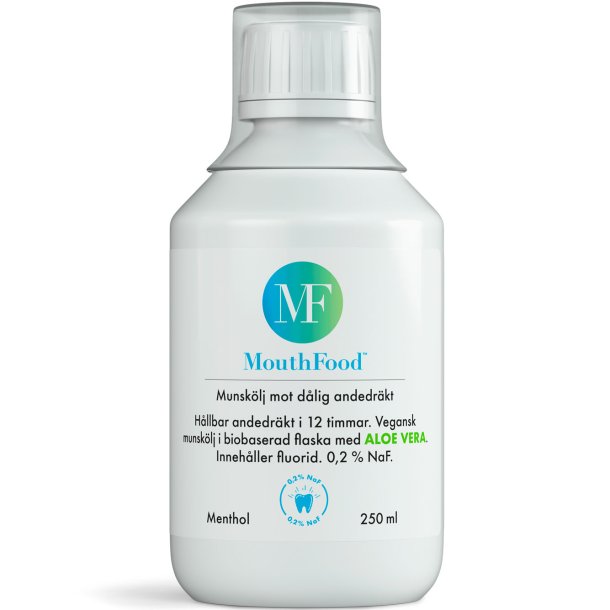 Mundskyl mod Drlig nde MOUTHFOOD 0.2 % Fluor 500 ml