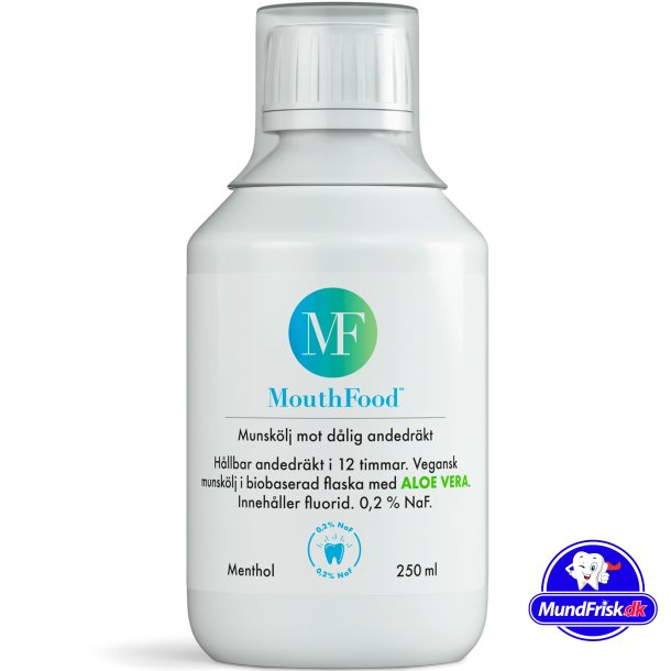 Mundskyl mod Drlig nde MOUTHFOOD 0.2 % Fluor 500 ml