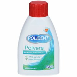 Proteselim Pulver POLIDENT Mint Powder 50g