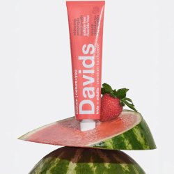 Davids Natural Tandkrm Strawberry &amp; Watermelon 149g