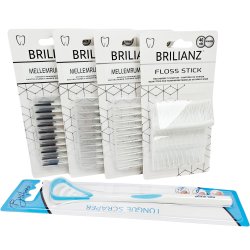 Tilbudspakke Mundpleje BRILLIANZ Mellemrum + Tungerenser