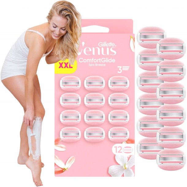 Gillette Barberblade 12 stk. Venus Spa Breeze Comfortglide