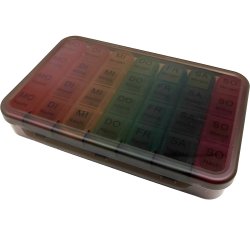 Pilleske Medicinorganisator 7 dage med 4 rum Pilleboks