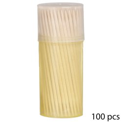 5five Tr Tandstikker 4 x 100 stk. i farvede btter