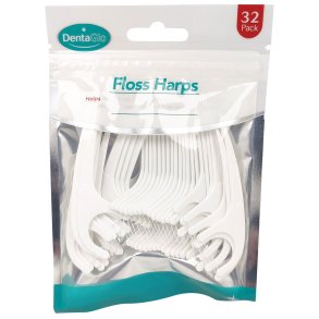 Tandtrdsbjler DentaGlo Floss Harps 32 stk.