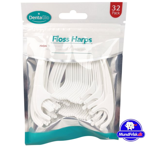 Zahnseidenhalter DentaGlo Floss Harps 32 Stk.