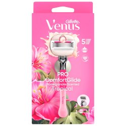 Gillette Venus Pro Comfortglide Tropical Barberskraber + Vgholder