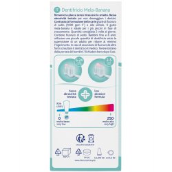 Barnetannkrem Xylitol CHICCO Apple og Banana 6-24 mneder 50 ml