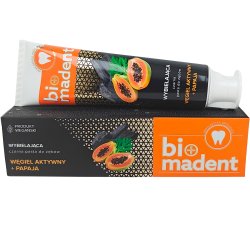 Bio Madent Hemp Tandkrm Charcoal &amp; Papaya &amp; CBD 100 ml.