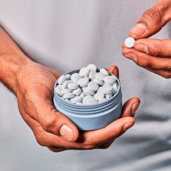 Naturliga Xylitol munvattentabletter HUPPY Cool Mint Burk 124 st.