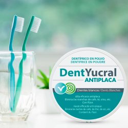 Whitening Tandpasta Pulver DENTYUCRAL Anti-Plaque 50g