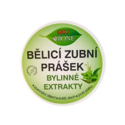 Whitening Tandpasta Pulver BIONE Dentamint Herbal 40g