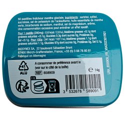 Xylitol sugtabletter SUPERWHITE Intense Mint 50 st.