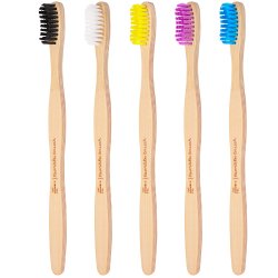 Bambu-tandborstar 5 st. THE HUMBLE Co. Original Medium