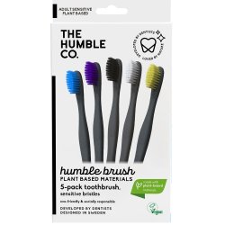 Plantebaserede Tandbrster 5 stk. THE HUMBLE Co. Soft