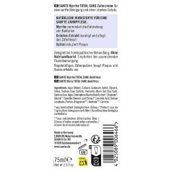 Myrrhe Zahnpasta SANTE Myrrh &amp; Xylitol Fluorfrei 75 ml.