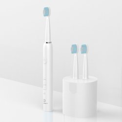 Techancy Uppladdningsbar Eltandborste inkl. 2 Borsthuvuden