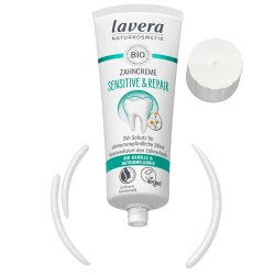 Naturlig Tandpasta LAVERA Sensitive &amp; Repair Med Fluor 75 ml