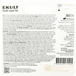 Tandkit EKULF Tooth Repair Kit Midlertidig Tandfyldning
