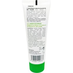 Ekologisk Whitening Tandpasta HAPPY BIO Charcoal &amp; Mint 75 ml.