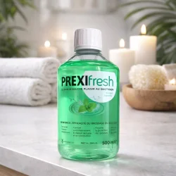 Prexifresh Mundskyl Mint 500 ml � Effektiv antibakteriel mundskyl med fluor