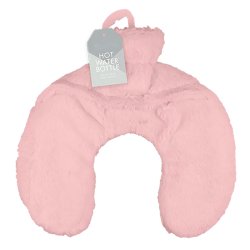 U-formet Varmedunk med Mykt Plysj-Trekk  For Nakke og Skuldre