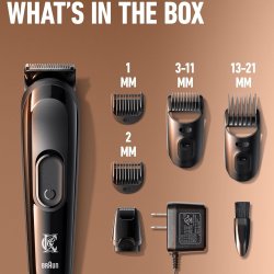 GILLETTE King C. Elektrisk Skggtrimmer inkl. 4 Kammar