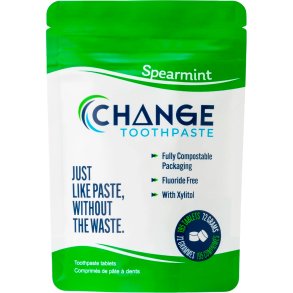 Xylitol Tandpasta Tabletter CHANGE Spearmint 195 stk.