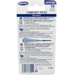 DENTEK Comfort Picks Original Medium 56 st. Gummitandpetare