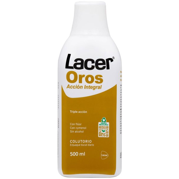 Mundskyl LACER Oros Tripple Acton Hjt Fluorindhold 500 ml