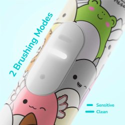 Squishmallows Cam Multi Character ORDO Sonic Genopladelig El-tandbrste til Brn