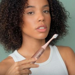 ORDO Sonic+ El-tandbrste + Opladningsetui Rose Gold