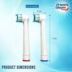 Borstar till Oral-B PRISTINA GLEAM Universal Brush Heads 2 st.