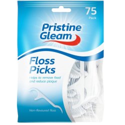 Tandtrdsbyglar PRISTINA GLEAM Floss Picks 75 st.
