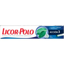 LICOR del POLO Action 3 med Salvie  Naturlig tandkrm med tredubbel verkan