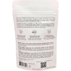 Naturliga Tandpastatabletter med Hydroxyapatit &amp; Xylitol TANITABS Strawberry 124 st.