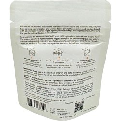 Naturliga Tandpastatabletter med Hydroxyapatit &amp; Xylitol TANITABS Fresh Mint 62 st.