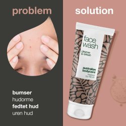 Ansiktsrens for kviser og uren hud AUSTRALIAN Bodycare Lemon Myrtle 100 ml