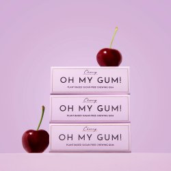 Xylitol Tyggegummi OH MY GUM! Cherry Flavour 19g