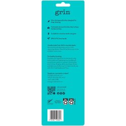 GRIN 100% Recycled Zahnbrsten 4 Stk. Soft Charcoal Summer Beach