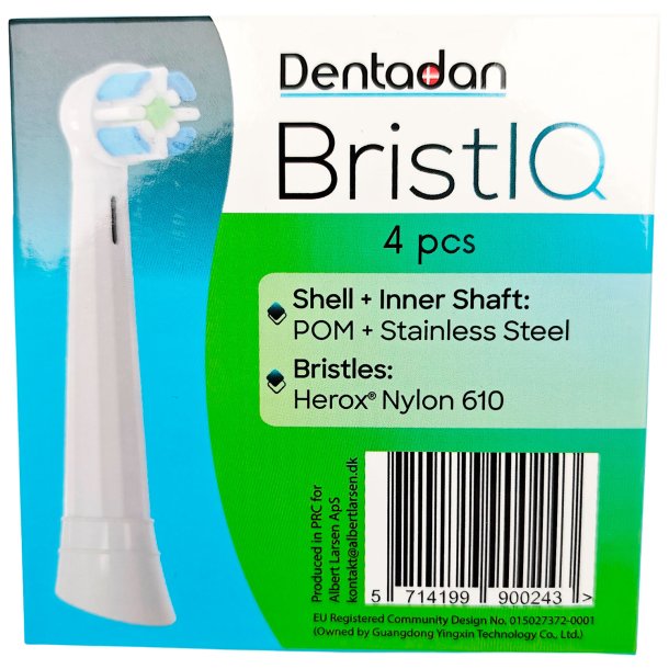 Brstehoveder til Oral-B iO Eltandbrster Dentadan Bristlq Kompatible 4 stk.
