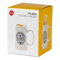 Tannpirkerholder Keramikk Balvi Pilsen Push & Up